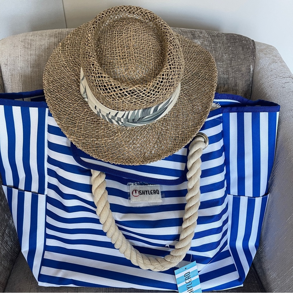 XLARGE BEACH BAG + HAT